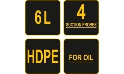 Vakuuminis tepalo surinkimo bakas 6l