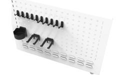 Laikiklių rinkinys 10vnt. perforuotai įrankių sienelei