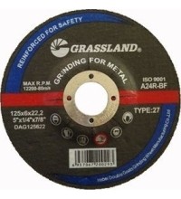 Grinding wheel 125x6.0x22.2  27. Metal and steel