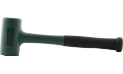 Rubber mallet with schock absorbing head - 0.52kg, Ø 45mm, L300mm