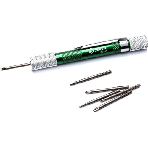 Atsuktuvas su keičiamais antgaliais mini 6vnt. (pl./PH)