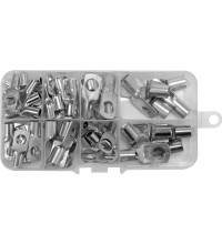 Cable connector set (brass)(65pcs)