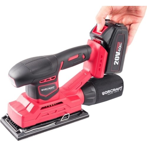 Akumuliatorinis šlifuoklis orbitinis 94x185mm 20V LI-ION