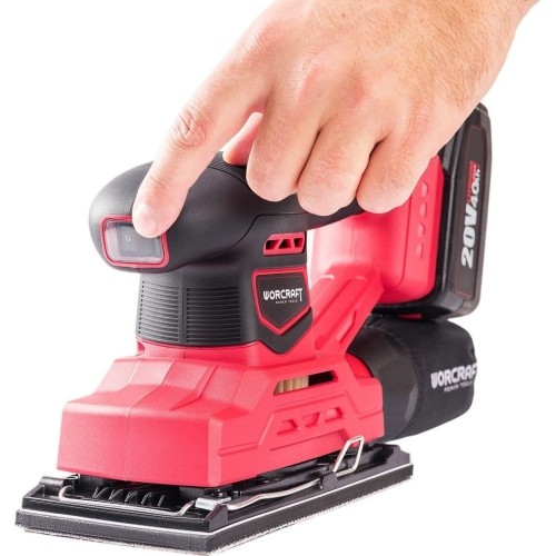 Akumuliatorinis šlifuoklis orbitinis 94x185mm 20V LI-ION