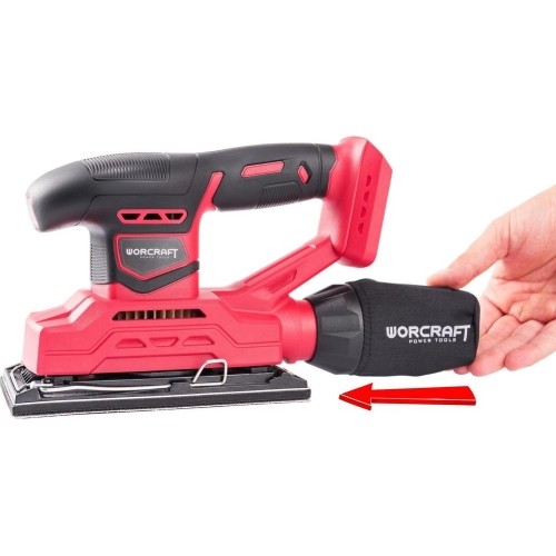 Akumuliatorinis šlifuoklis orbitinis 94x185mm 20V LI-ION