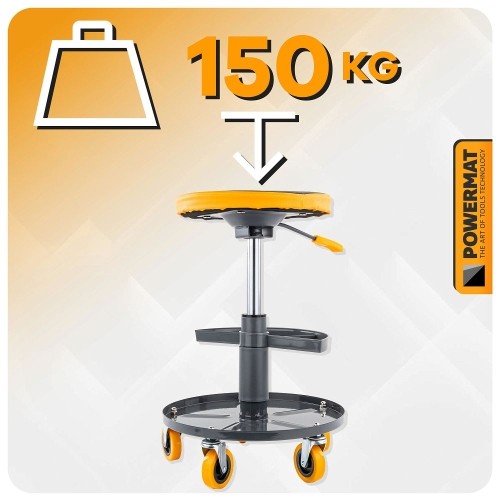 Teleskopinė dirbtuvių kėdė