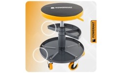 Teleskopinė dirbtuvių kėdė