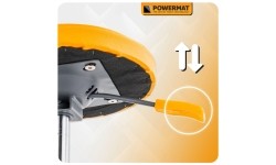 Teleskopinė dirbtuvių kėdė