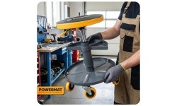 Teleskopinė dirbtuvių kėdė