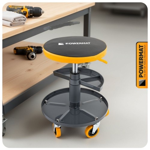 Teleskopinė dirbtuvių kėdė