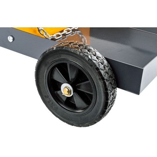 Trolley for welding machine, with shelf and space for gas cylinder (load up to 100 kg)