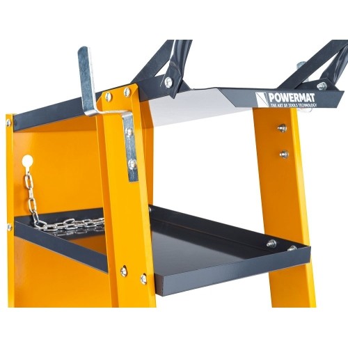 Trolley for welding machine, with shelf and space for gas cylinder (load up to 100 kg)