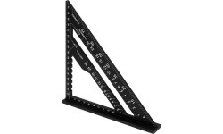 Aluminium angle square 180mm inch/metric scale