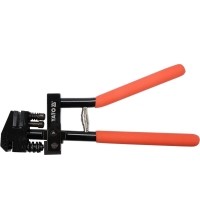 Combination edge setter / hole punch pliers