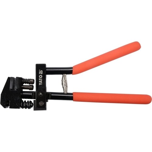 Combination edge setter / hole punch pliers