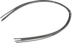 Welding plastic rods set (5pcs) (PVC polyvinyl chloride) 2.5x5mm 5х1m