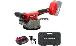 Akumuliatorinis vibracinis įrankis plytelėms su plastikine dėže 20V 2.0Ah