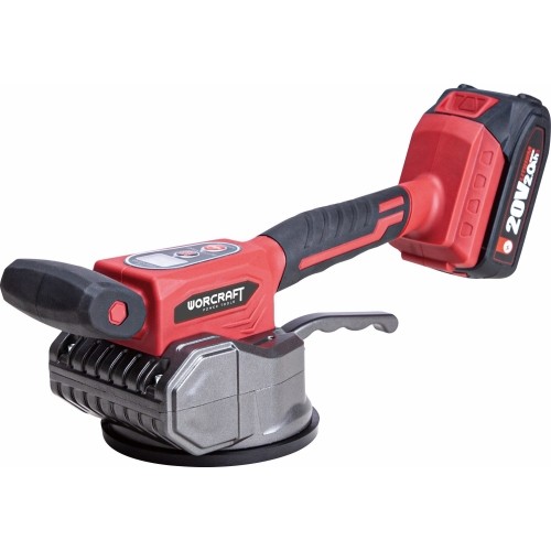 Akumuliatorinis vibracinis įrankis plytelėms su plastikine dėže 20V 2.0Ah