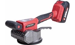 Akumuliatorinis vibracinis įrankis plytelėms su plastikine dėže 20V 2.0Ah