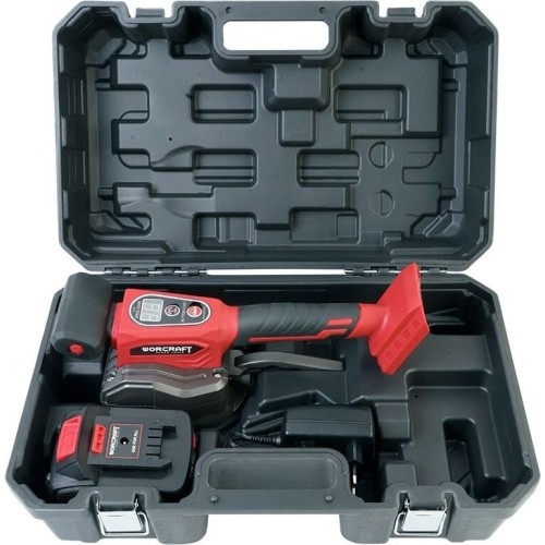 Akumuliatorinis vibracinis įrankis plytelėms su plastikine dėže 20V 2.0Ah