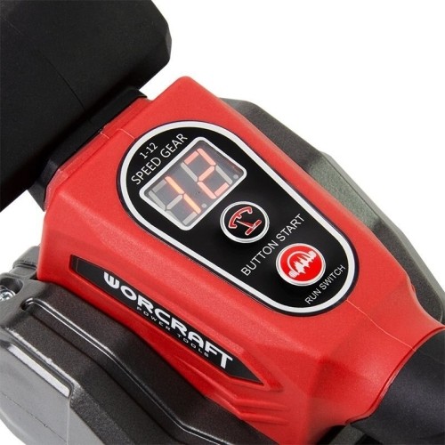 Akumuliatorinis vibracinis įrankis plytelėms su plastikine dėže 20V 2.0Ah