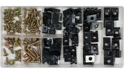 Kėbulo savisriegių varžtų ir U-tipo poveržlių rink. (170vnt)