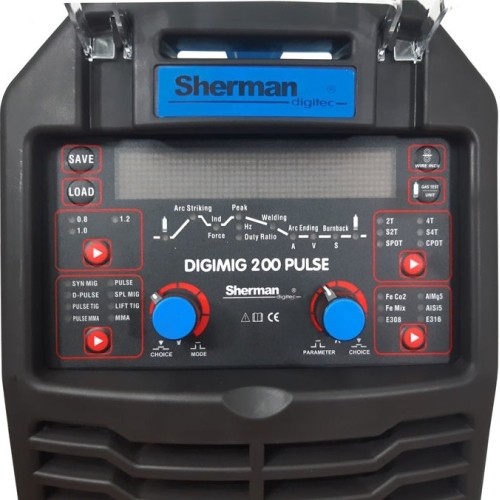 Inverterinis suvirinimo aparatas Sherman DIGIMIG 200 Pulse