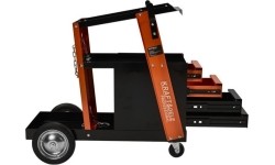 Vežimėlis sustalčiais, vieta balionui (apkrova iki 75kg)