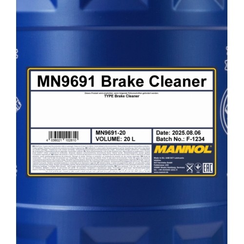 Stabdžių diskų valiklis MANNOL 20l