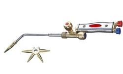 Soldering kit (torch, reducer, oxygen, propane-butane cylinders, hoses, clamps, transition, nut)