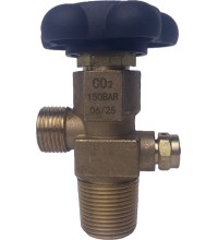 Angliarūgštės (CO2) dujų baliono ventilis su vožtuvu  (EURO veržlė W21.8)