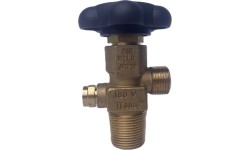 Angliarūgštės (CO2) dujų baliono ventilis su vožtuvu  (EURO veržlė W21.8)