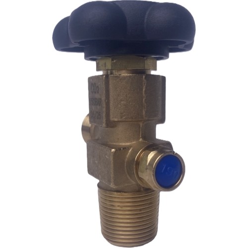 Angliarūgštės (CO2) dujų baliono ventilis su vožtuvu  (EURO veržlė W21.8)