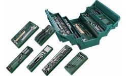 Tool box with trays and SATA tools