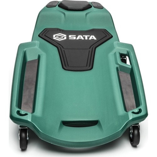 Plastic creeper with magnetic trays