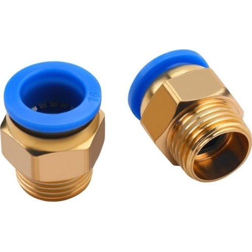 Greito jungimo vožtuvų su sriegiais rinkinys (4 - 16mm)(1/8"+1/4"+1/2") 72vnt.