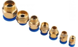 Set of threaded pneumatic quick connectors (4 - 16mm)(1/8"+1/4"+1/2") 72pcs