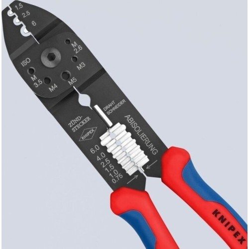 Replės laidų užspaudimui ir nuvalymui 230mm KNIPEX