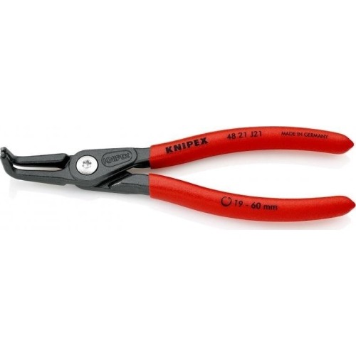 Replės vidiniams žiedams. Lenktos 165mm (Ø19-60mm) KNIPEX
