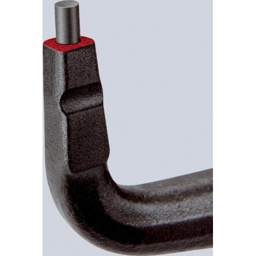Replės vidiniams žiedams. Lenktos 165mm (Ø19-60mm) KNIPEX
