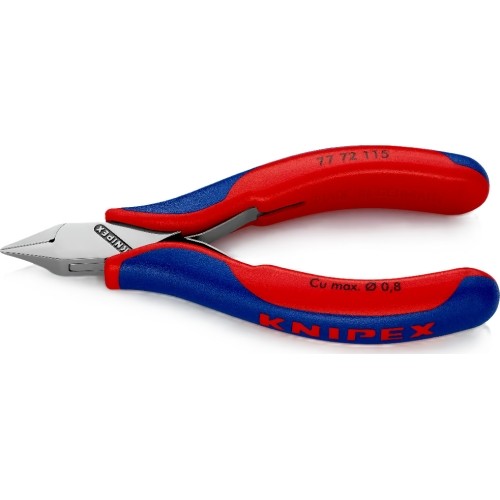 Šoninio kirpimo replės elektromechanikai 115mm KNIPEX