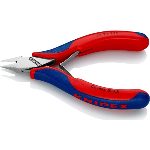 Šoninio kirpimo replės elektromechanikai 115mm KNIPEX
