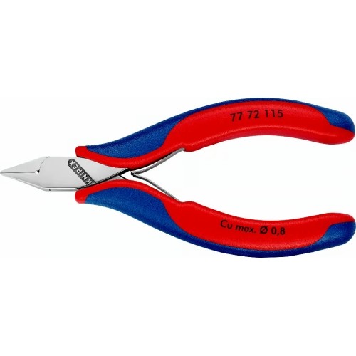 Diagonal cutting pliers for electronics 115mm ESD KNIPEX