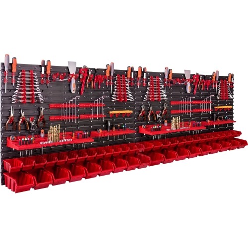 PVC tool board with containers and handles set 122pcs