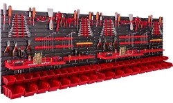 PVC tool board with containers and handles set 122pcs