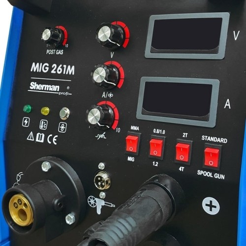 Inverterinis suvirinimo aparatas Sherman MIG 261M/4R