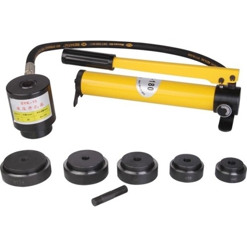 Hidraulinis skylių pramušėjas 15t 63-114mm
