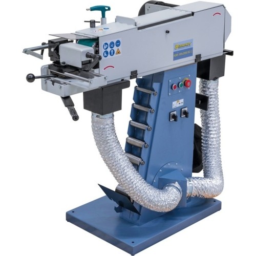 Vamzdžių ir profilių galų šlifavimo staklės su integruota dulkių nutraukimo sistema KBR 100 x 2000 DC-2