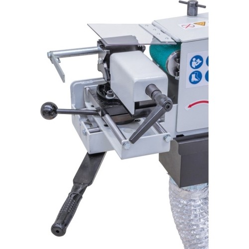 Vamzdžių ir profilių galų šlifavimo staklės su integruota dulkių nutraukimo sistema KBR 100 x 2000 DC-2