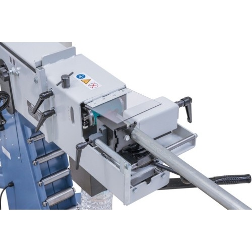 Vamzdžių ir profilių galų šlifavimo staklės su integruota dulkių nutraukimo sistema KBR 100 x 2000 DC-2